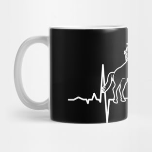 heartbeat horse Mug